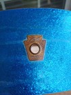 Vintage 1960 s Blue Sparkle Ludwig Downbeat Snare Drum Shell Only-vg 