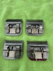 Oster 76 Clipper Square Blades Lot Of 4 Replaceable Heads Sizes 1 -2 -3 1 2