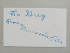 Minnesota Fats   Willie Mosconi Signed 3x5 Index Cards  Billiards  Pool Legends