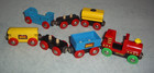 Brio Red Train Engine   6 Cargo Cars   2 Loads Wooden Railway   9 Pcs