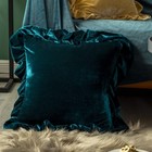 Velvet Throw Pillow Cover Soft Decorative Luxurious Solid Square Cushion Case   