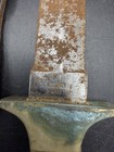 Vintage Boot Dagger Knife Fixed Blade Wood Brass Handle   Sheath Pakistan