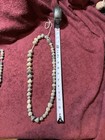 Antique Ancient South American Stone Clay Necklace Hand Made Approx  12   designed