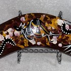 Australian Wooden Boomerang Hand Painted Kangaroo Aboriginal Australia 12 