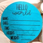 Birth Annoucement  Baby Room Sign  Boys Birth Announcement  Newborn Gift  Inf   