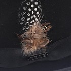 Wool Felt Wide Brim Fedora Hats For Women Men