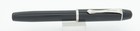 Senator Black   Chrome Piston-filler Fountain Pen - Medium Italic Nib - 1980 s