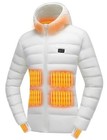Womens Heated Jacket With Battery Pack 12v 20000mah - Lightweight Large White