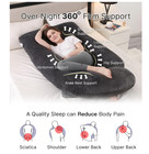 Allopera Pregnancy Pillow 57  Full Body Maternity Sleep Support Removable Cover
