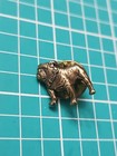 Vtg Mack Truck Bulldog Gold Tone Lapel Pin