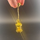1 12 Scale Miniature Brass Ceiling Lamp Dollhouse Touchless Hexagon  Light