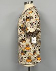 Nwt Thanksgiving Scrub Top M  Pugs Pumpkin Spice Scrubs Cherokee Dogs Autumn
