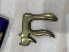 Vintage Alef Judaica Inc  Brass Chai Symbol Jewish Hebrew Decor Paperweight