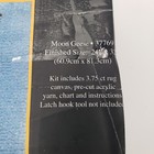 Clearance Moon Geese Latch Hook Rug Kit Mcg Textiles Usa Vtg