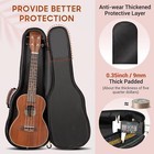 Cahaya Ukulele Bag Soprano Ukulele Case 21 Inch Soft 0 35 Inch Thick Padded With