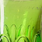 Barre Vt Vermont Antique Souvenir Depression Green Glass Trinket Cup Goblet