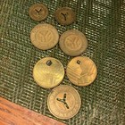 7  New York City Transit Authority Subway Train Bus Tokens 
