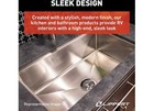 Lippert 385313 27x16x7 Single Bowl Sink R10 Corners Stainless Steel 304