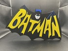 Batman 1966 Logo Sign Display   3d Wall Desk Shelf Art