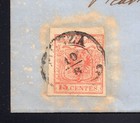 Austria Lombardy-venetia 15c Coat Of Arms On Cover To Pavia