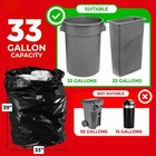 30-33 Gallon Heavy Duty Trash Bags  100 Count      33x39  Large Can Liners     Ma   