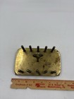 Vintage Midcentury Brass Letter Holder   Carrier