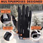 Winter Gloves Waterproof Touch Screen Full Fingers Bicycle Gloves For Men Women