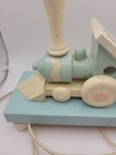 Vintage Wooden Nightlight Child Lamp Train 1960s Nursery Plastics  Inc
