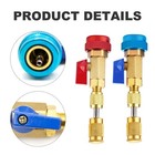 2x R134a Valve Core Remover Installer Tool Kit A c Valve Core Quick Removal Tool