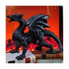 Large Gothic Winged Dragon Figurine Statue - 19 2  Long  Resin Fantasy Decor