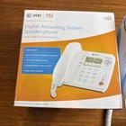 Lot Of 2 At t 1856 Corded Phone With Built-in Digital Answering Caller Id