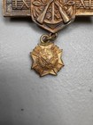 Vintage 1927 37th Ucv United Confederate Veteran Reunion Medal    top    w vfw Medal