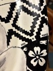 Cats By Nina Lyman 2001 Large Oval Cat Platter 18    Black White Ceramic