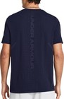 Under Armour Seamless Grid Mens Training Top Blue Short Sleeve Gym T-shirt
