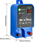 Electric Fence Charger 10km 2j High Power Pulse Electric Fencing Controller 10 5