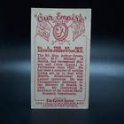 1929 Spinet R j Hill Our Empire  9 Arthur Greenwood Rare Tobacco Cigarette Card