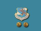 U s Military Air Force Strategic Air Command Hat Lapel Pin Large Sac Insignia