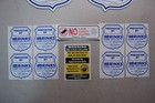 Brinks Burglar Buster 2 Security Yard Sign 8  2 Bonus Sticker  Home Shop Alarm 