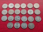 Lot Of 22 Norway 5 Kroner Coins     1963 -1979 - Nice Vintage Lot Of Large Coins