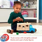 Melissa And Doug Shape-sorting Wooden Dump Truck Toy With 9 Color