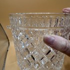 Stunning      Bohemian Crystal Ice Bucket 5  Tall X 5 5  Diameter 2lbs 8oz