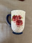 Lot 2 New The Pioneer Woman 18 Oz Heritage Floral Latte Coffee Cup Mugs Nib