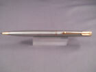 Parker Vintage Brushed Chrome With Gold Trim Pencil