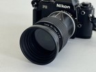 Vintage Nikon Fg 35mm Slr Film Camera W  36   72mm F 3 5 Lens  Case   Strap