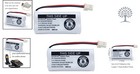 2 Pack 2 4v 600mah Ni-mh Rechargeable Batteries For Vtech   At t Cordless Phones