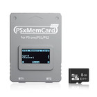 Grey Psxmemcard Gen2 Memory Card Game Save Storage For Ps1 Ps2 Playstation 1 2 C