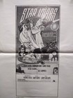 1978 Gore Graphics Star Wars Movie Ad 306 Poster J  wide  Type 6 5 78 20   x13   