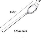 6-pack Sporks 18 10 Stainless Steel  8 25    Long  Dishwasher Safe