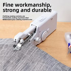 Portable Diy Mini Tailor Stitch Handheld Sewing Machine Travel Home Cordless Set