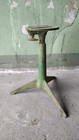 Vintage Industrial Factory Stool Chair Metal Soviet Ussr Furniture Old Retro
